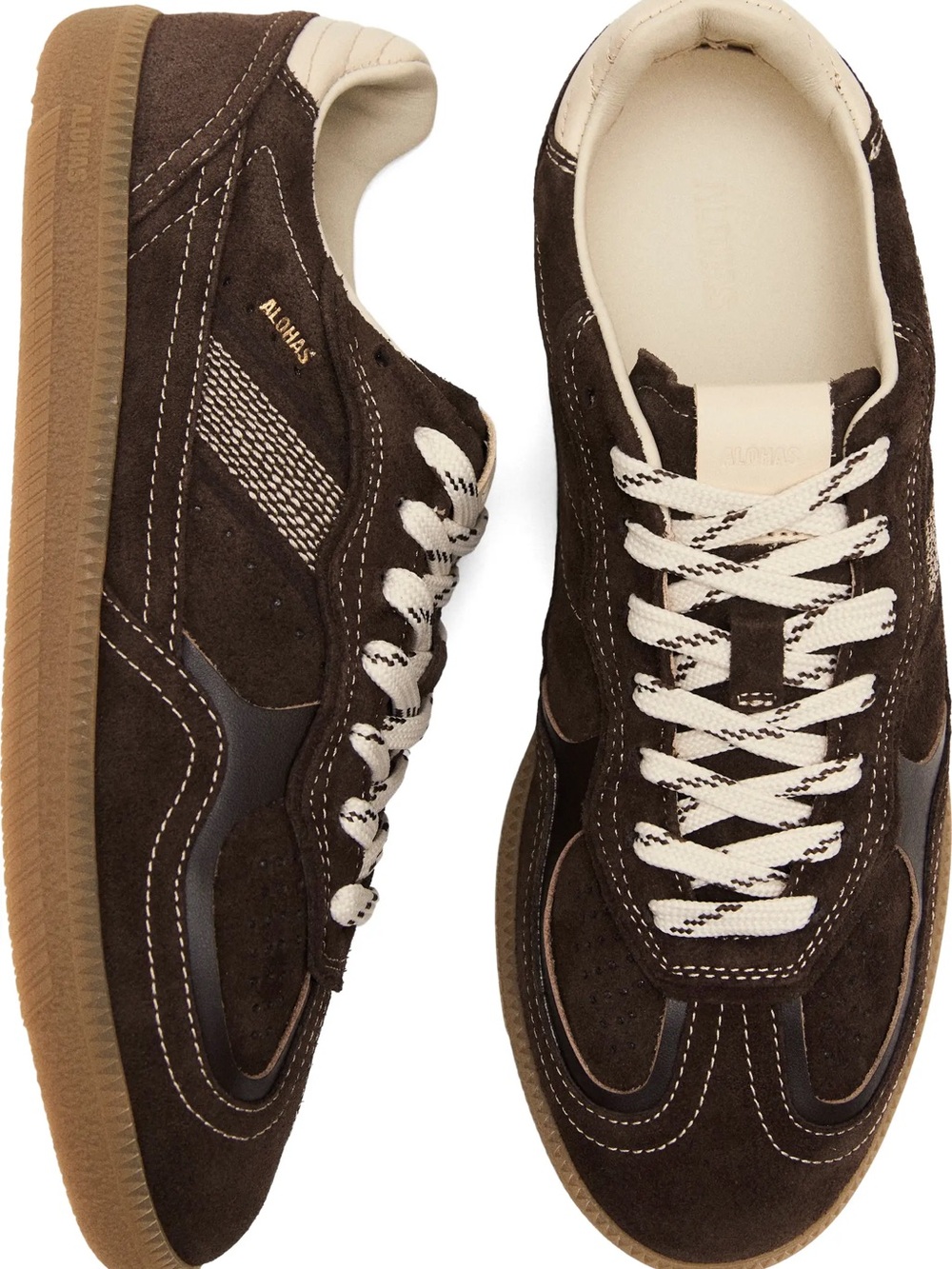 ALOHAS Tb.490 Rife Sneaker Chocolate Cream - Picture 2 of 4